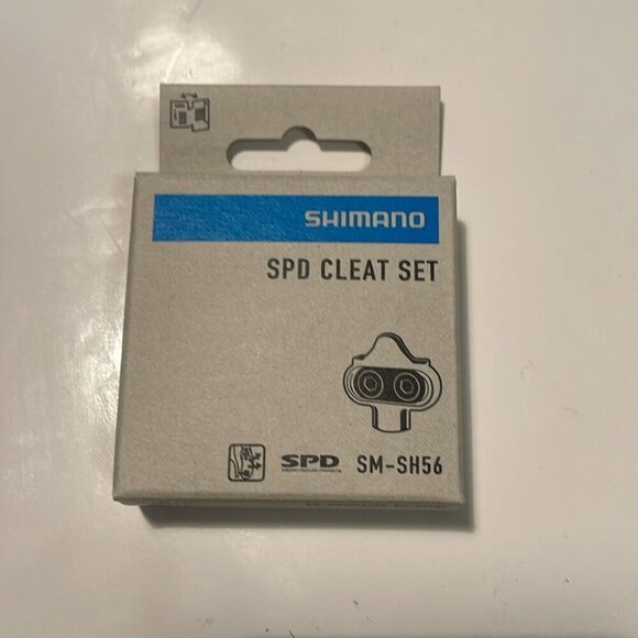 NIB Shimano SM-SH56 SPD Peloton Cycling Outdoor Easy Release Indoor Cleat Set - Picture 2 of 3